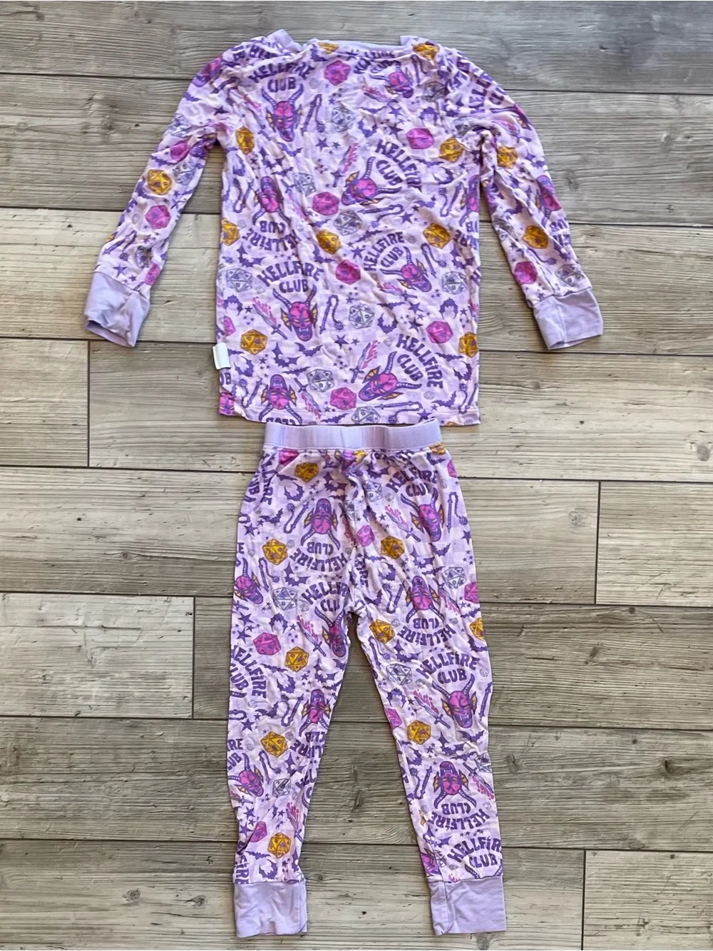 Bamboo Bliss | Hell Fire Club Pajama Set | Size: 3T